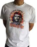 Mens White T-Shirt Che Guevara Face Image Comrad -Viva La Revolution Retro Political TS895