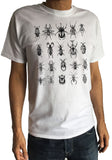 Men’s Tee Creepy Crawlers- Insects All Over- Flies Bugs Print TS950