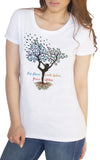 Women's T-Shirt Yoga Meditation India zen yoga Tree Print TS1618