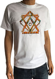 Mens T-shirt Geometric Abstract shapes design Print TS1855