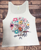 Irony T-shirt Jersey Tank Top British Indie Bird Watching,Twitchers, Birds Print JTK587