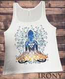 Irony T-shirt Jersey Tank Top Flower Yoga Top Buddha Chakra Meditation India Hobo Boho JTK-A15
