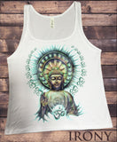 Irony T-shirt Jersey Tank Top Jade Om Aum Buddha Chakra Meditation Zen Print JTK28-8