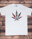 Irony T-shirt Men’s White T-Shirt Dope Chef Cannabis 420 Wiz Khalifa Prosto Medical Marijuana Aztec Print TSI1