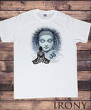 Irony T-shirt Mens Body Mind Soul Om sign Yoga Chakra Meditation India Zen-Peace TSA4