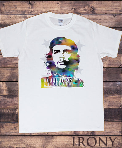 Irony T-shirt Mens Che Guevara Face Image T-shirt NEW -Viva La Revolution Retro Political TSDA