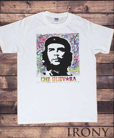 Irony T-shirt Mens Che Guevara Face Image T-shirt NEW -Viva La Revolution Retro Politicalv TSDD8