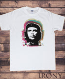 Irony T-shirt Mens Che Guevara Face Image T-shirt S-L NEW -Viva La Revolution Retro Political TSDF9