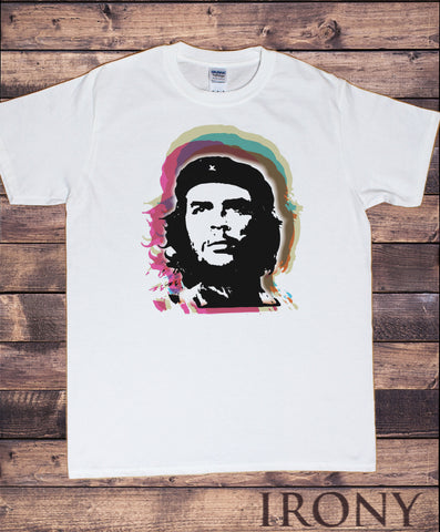 Irony T-shirt Mens Che Guevara Face Image T-shirt S-L NEW -Viva La Revolution Retro Political TSDF9