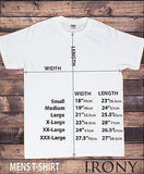 Irony T-shirt Mens White T-shirt Graphical Bicycle Sporty Novelty Print