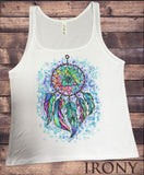 Irony T-shirt S Jersey Tank Top Dream Catcher Tribal Red Indian Native American Feathers Effect JTK859