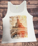 Irony T-shirt S Jersey Tank Top Paris Print-Women/Fashion Print L'Amour City Print JTKD17