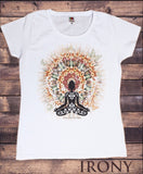 Irony T-shirt Women Aztec Yoga Top Buddha Chakra Meditation Hobo Boho Peace T-shirt TSC15