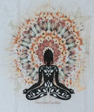 Irony T-shirt Women Aztec Yoga Top Buddha Chakra Meditation Hobo Boho Peace T-shirt TSC15
