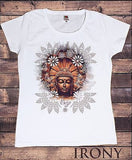 Irony T-shirt Women Flower Yoga Buddha Chakra Meditation India Zen Hobo Boho - Peace T-shirt