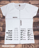 Irony T-shirt Women’s White T-Shirt Bubble Girl-Girl Blowing Bubbles- Butterflies Design TS358