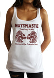 Irony Tank Top Jersey Top Nutsmaste Squirrel 'The crazy in me honours the crazy in you' JTK1109